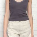 Brandy Melville Ronnie V-Neck Lace Tank Top Photo 3