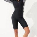 Coolibar New  Alana Knee Length Long Sleeve One Piece Swimsuit Medium Women's Photo 0