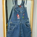 Disney Vintage  Mickey Mouse Jean short overalls. Has deep pockets Photo 0