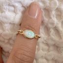 Gold plated opal ring Photo 1