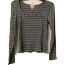 Project Social T  PST Womens Striped Kimora Sweetheart Knit Top Blouse Photo 1