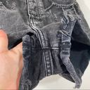 One Teaspoon One X  High Waisted Bandit Black Distressed Relaxed Button Fly Shorts Photo 7