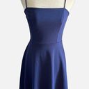 Soprano Navy Blue Formal Scallop Mini Dress Junior’s Size Medium Photo 0