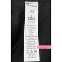 Alo Yoga Alo Shanti Half-Zip Sherpa Jacket Black Fuzzy Faux Fur Shearling Teddy Sweater Photo 11