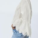 ZARA Bohemian Crochet Wide Sleeve Cotton Top Blouse Shirt Photo 1