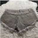 Pistola  Jean Shorts Denim Distressed Raw Hem Cut Off Gray Small Photo 7