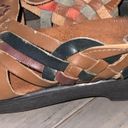 Dr. Scholls  Womens Comfort Strap Double Air-Pillo Sandals Tan Leather Size 6 Photo 4