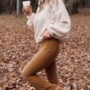 Sherpa Sweatshirt Tan Size M Photo 1