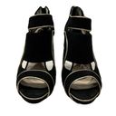 Christian Dior  Wave Cutout Suede Sandals size 39.5 Black Photo 5