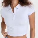 Alo Yoga Polo Short Sleeve Crop Top Photo 2