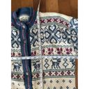 American Vintage Vermont country store winter white with deer cardigan size XL Red Photo 9