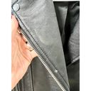 Abercrombie & Fitch  Vegan Leather Long Sleeve Full Zip Moto Jacket Black Women S Photo 5