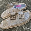 Revolution NWT Glitter Buckle Slide Glam Sandals Photo 2