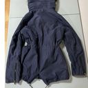 Forever 21 Navy Blue Faux Fur Drawstring Fitted Winter Coat Ski Jacket Size M 💙🖤🤍 Photo 5