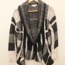 Painted Threads  Open Cardigan Black Gray Medium Photo 1