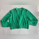 CAbi  Wallis Retro Cropped Burst of MintJulep Green Cardigan Embellished Buttons Photo 3