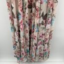 Yumi Kim  Full of Love Blush Floral Print 3/4 Sleeve Woodstock Maxi Dress S NEW Photo 3