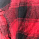 Full Tilt Women’s  for Tillys red and black Buffalo plaid cotton flannel size XL Photo 7