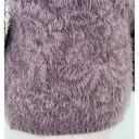 Nine West NWT  Fuzzy Soft Brushed Knit Pullover Sweater Purple Sz M Photo 4