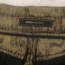 BCBGMAXAZRIA Gold & Black Dressy Sabina Shorts Women’s Size 4 Pockets Dry Clean Photo 5