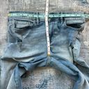 White House | Black Market  Mid Rise Slim Crop Foil Denim Size 4 Photo 2