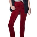 J Brand  Ruby High Rise Velour Crop Jeans Photo 0