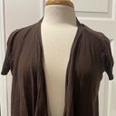 Michael Kors  Short Sleeve Cardigan PS Brown Photo 0