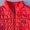 Patagonia Orange Nano Puffer Zip Up Jacket Photo 3