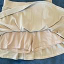 Pleated Tennis Skort Tan Photo 1