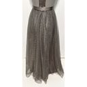 Vera Wang WHITE by  Halter Neck Gown Prom Bridesmaid Dress Charcoal Gray Size 4 Photo 6