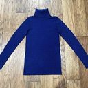 Banana Republic  Turtleneck, Royal Blue/Black Stripe, Women's Size Large Photo 0