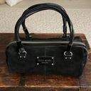 Kate Spade  Black Suede and Patent Leather Vintage Handbag 12"x5"x7" Photo 0