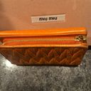 Miu Miu 🧡🧡🧡 Marvelous  Tangerine Leather Wallet🧡🧡🧡 Photo 2