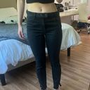 Hidden Jeans With Bottom Zipper And Double Button Photo 0