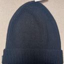 Lululemon  Ribbed Beanie Merino Wool Blend SZ L/XL  black NWT UNISEX $54 Photo 0