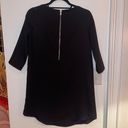 BB Dakota  Black Long sleeve Shift Dress size XS! Photo 2