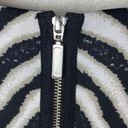 Bisou Bisou ‎ Michele Bohbot Black Tan White Zebra Print Business Size 10 Photo 4