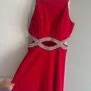 Dillard's Red Homecoming Dress Photo 0