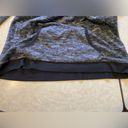 Nicole Miller  Black- Gray Soft Fleece Light Pullover Top Front Pocket Sz Medium Photo 6