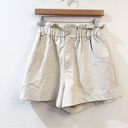 ASTR  Petunia Faux Leather Shorts in Sand Size M Photo 3