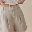 Free People Chelsea Linen Shorts Photo 3