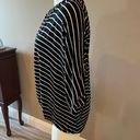 Akemi + Kin Black & White Striped Tie Front Shirt Small Photo 8