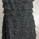 Talbots  • Vintage Black Polka Dot Ruffle Mini Dress Photo 0