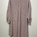 Torrid | Long Striped Collared Open Front Top sz 3 Photo 5