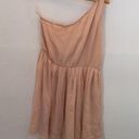 Chelsea and Violet  one shoulder dress peach Photo 2