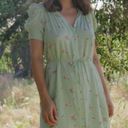 Christy Dawn  Alyssa Dress Vintage Ditsy Floral Mini Dress, Pear Spray, Size XS Photo 3