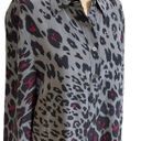 Equipment  animal print silk shirt dress size Small Photo 5