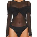 Misha Collection Nerida Mesh Bodysuit in Black Photo 0