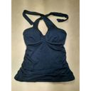 Athleta  Size 32B/C Dress Blue Aqualuxe Bra Cup 2 Way Tankini Top Photo 1