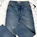 RE/DONE NWT Revolve x  Originals 70s Ultra High Rise Stove Pipe Worn Crystal Blue Photo 9